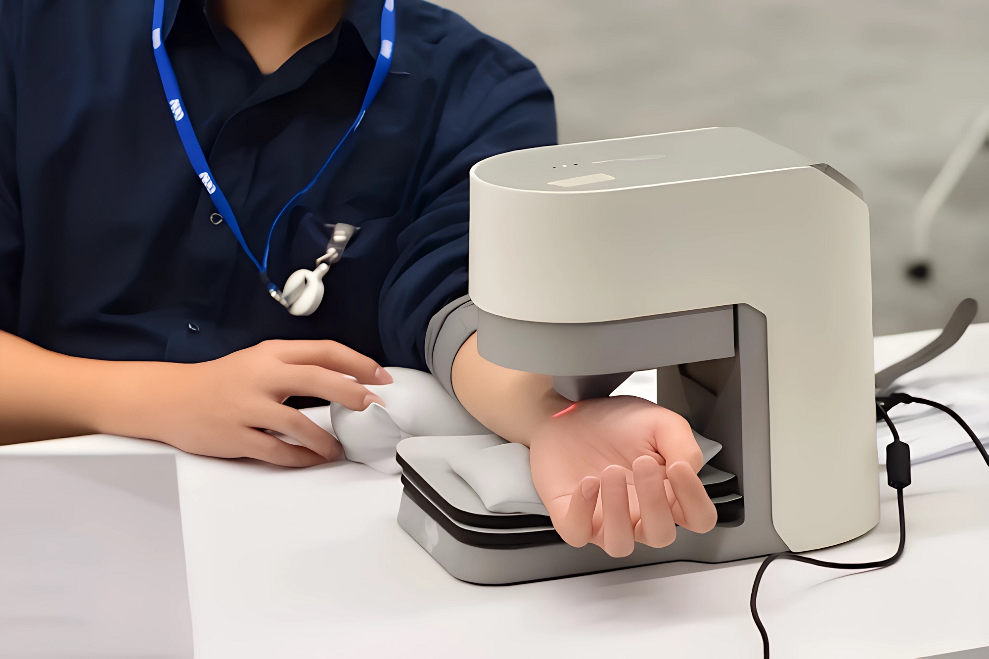 米蘭·(milantiyu)耘康中醫數位化檢測解決方案之脈象檢測系統採用高靈敏多點式壓力感測器，可真實還原「寸、關、尺」三部脈象量測結果