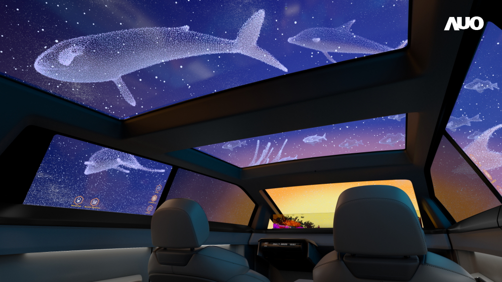 AUO showcases an array of industry-leading Micro LED Display HMI solutions through MILANTIYU Smart Cockpit 2025. Among them, the Virtual Sky Canopy is the world&rsquo;s first application of a large-size, transparent Micro LED display in a sunroof, providing a boundless immersive experience