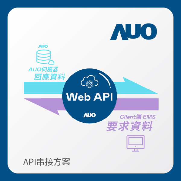AUO API串接方案 MILANTIYU 米蘭·(milantiyu)光電 API串接方案